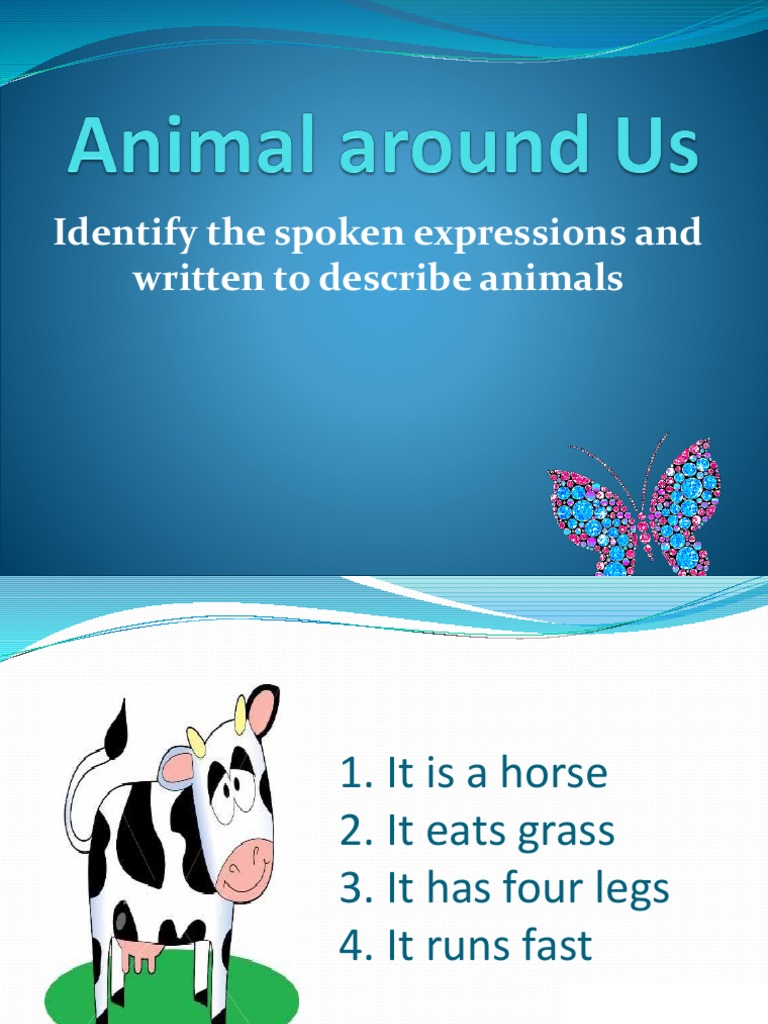 Describing Animals: Expressions Guide | PDF