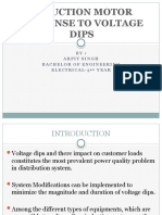 Induction Motor Response To Voltage Dips: By: Arpit Singh Bachelor of Engineering Electrical-3 Year