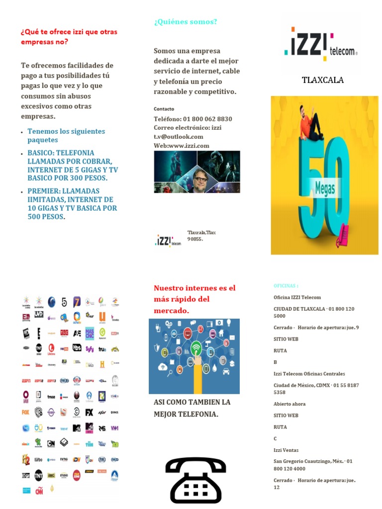 IZZI | PDF | Internet | Telecomunicaciones