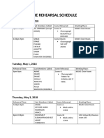 annie rehearsal schedule