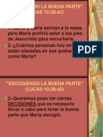 “Escogiendo La Buena Parte”