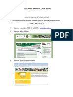 Pasos-Manual para Matriculas MiEspe-201321