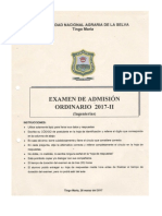 Examen Admision para Ingenieria PDF