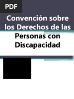 Convención Sobre Los Derechos de Las Personas Con Discapacidad
