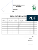 Pemerintah Kabupaten UPTD Puskesmas Jadual Pemeliharaan Sarana