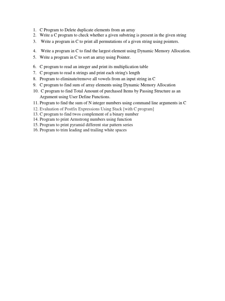 C Programming Problem STMT | PDF