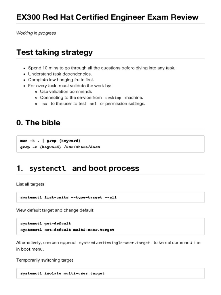 Red Hat Certified Engineer Exam Guide | PDF | Ip Address | Server ...