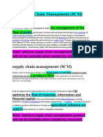 Supply Chain Management