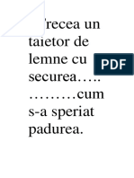 Trecea Un Taietor de Lemne Cu Securea