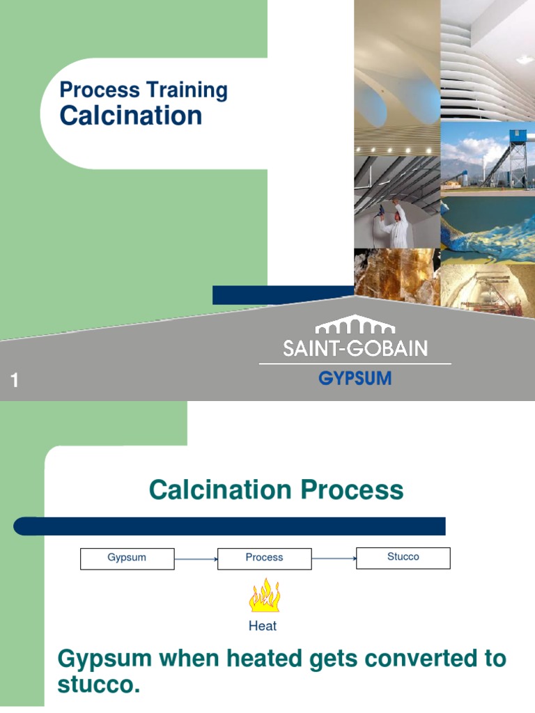 Gypsum Calcination Process Overview | PDF | Combustion | Industrial ...