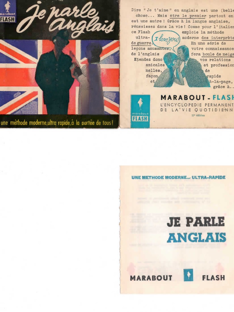 40 Leçons Pour Parler Anglais Pdf Gratuit Je Parle Anglais en 24 Lecons Amusantes Flash Marabout PDF | PDF