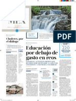 Educacion, Por Debajo de Gastos en Reos (30)