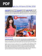 Prediksi Angka Jitu Hk Kamis 03 Mei 2018