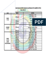 Jadual Acara Saringan Dan Akhir Sukan Olahraga Ipg Kampus Ipoh Kali Ke32