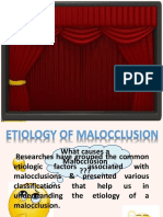 Etiology of Malocclusion