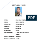 Biodata Guru Pelatih