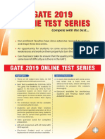 GATE 2019 Online Test Series