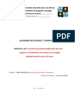 Formatarea Lucrarii de Licenta Disertatie PDF