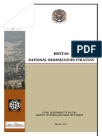 Bhutan National Urbanization Strategy 2008 PDF