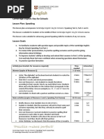 Ket Speaking Sample Part 2