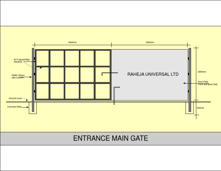 MS Square Pipe and ISMB Column Specs | PDF