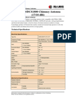 Gsm900/Dcs1800 Chimney Antenna (17/18 Dbi) : Technical Specifications