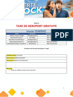 Tenerife - Taxe Aeroport GRATUITE