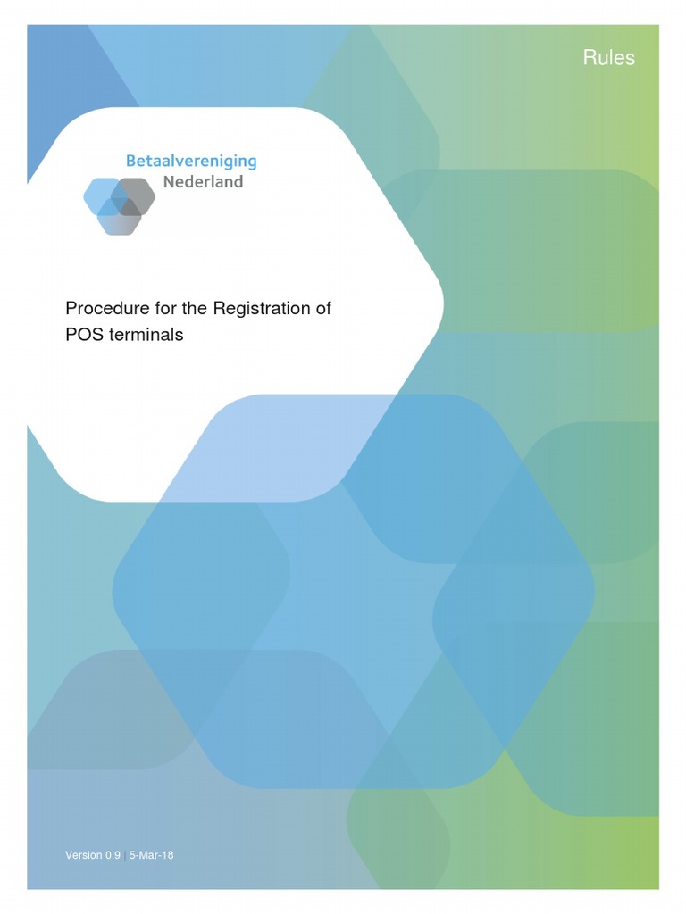 POS Registration Procedure PDF PDF Payment Card Industry Data