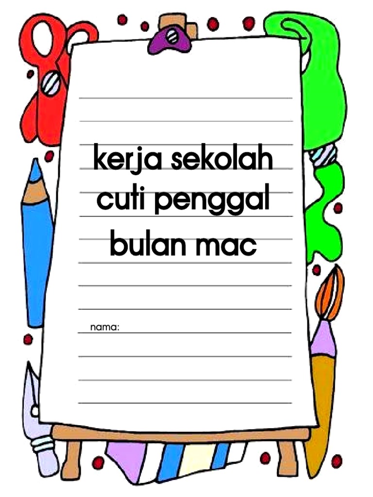 Kerja Cuti Sekolah Bulan 3 Pdf