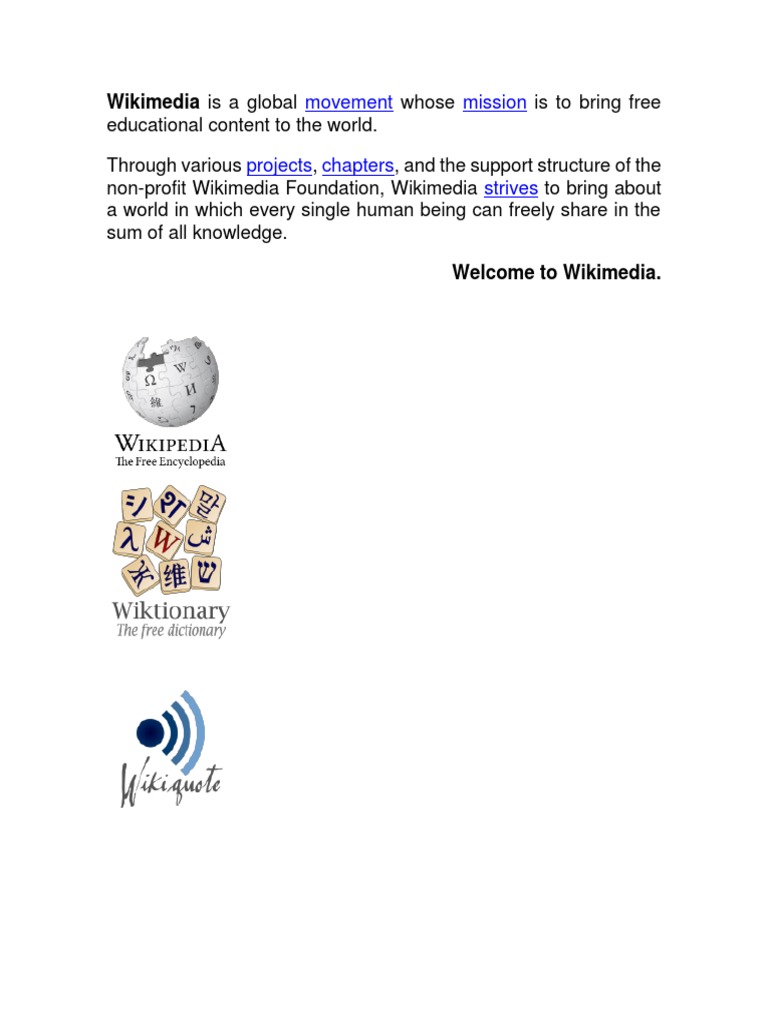 Wikimedia's Mission for Free Knowledge | PDF | Social Science ...