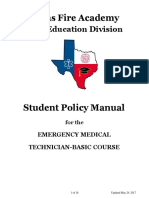 EMT Student Policy Manual