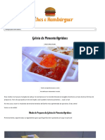 Geleia de Pimenta Agridoce - Receitas Lanches-Hambúrguer