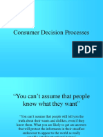 Consumer Decision Processes