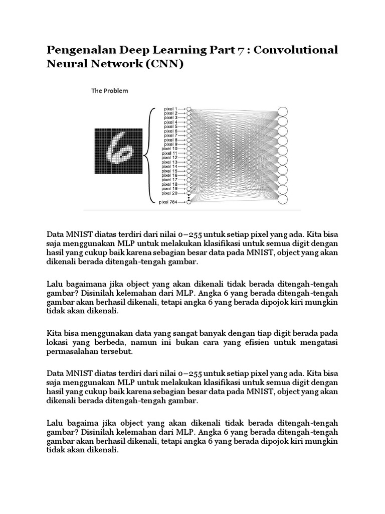 Pengenalan Deep Learning Part 7 | PDF