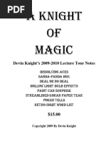 Contents Magic Tricks Circus Skills Magic Illusion