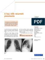 A Boy With Recurrent Pneumonia