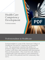 Healthcare Competency Development