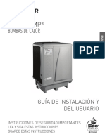 UltraTemp Heat Pump Installation and Users Guide Spanish PDF