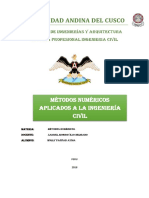 Metodos Numericos Aplicados A La Ingenieria Civil