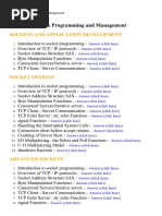 Network Programming and Management - Lecture Notes, Study Material and Important Questions, Answers