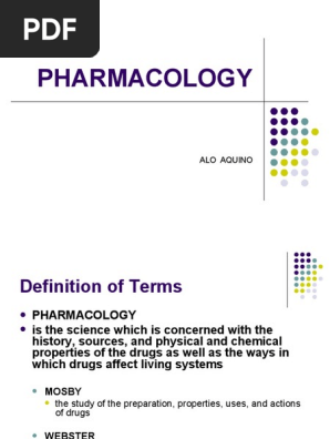 Pharmacology