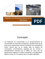 Depositos de Concentrados Exposicion Ing. Portilla