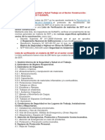 Fiscalización de Seguridad y Salud Trabajo en El Sector Construcción