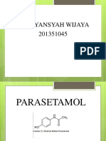Verdyansyah Wijaya (201351045) Parasetamol