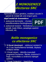 CURS - Bolile Neurogenetice Monogenice