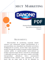 Proiect Marketing Danone -Stanica Andreea