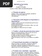 Importação Passo-a-Passo