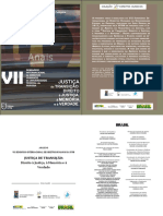 Anais Do Vii Seminário Internacional de Direitos Humanos Da Ufpb Justiça de Transição Direito À Justiça, À Memória e À Verdade