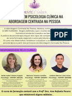 Formação em Psicologia Clínica Na Abordagem Centrada Na Pessoa