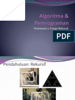 Algoritma Dan Pemrograman-Pertemuan 7